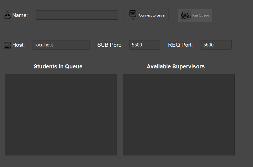 Distributed Queue System For Students
